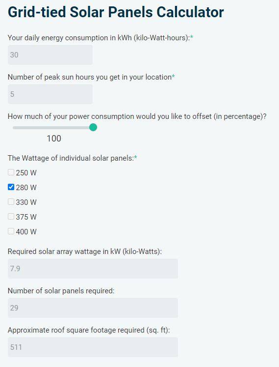 How Many Solar Panels Do I Need Easy Solar Calculator