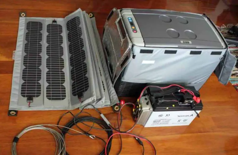 how many batteries to run a refrigerator