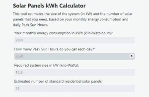 How many solar panels do i need for 2000 kwh per month
