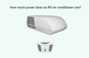 How much power does an RV AC use