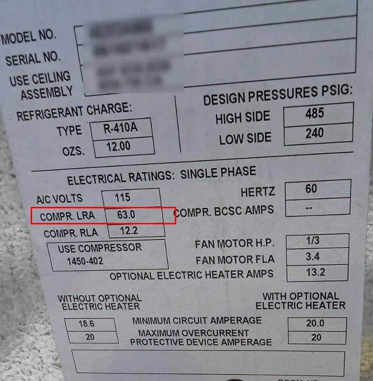 What size inverter to run RV AC