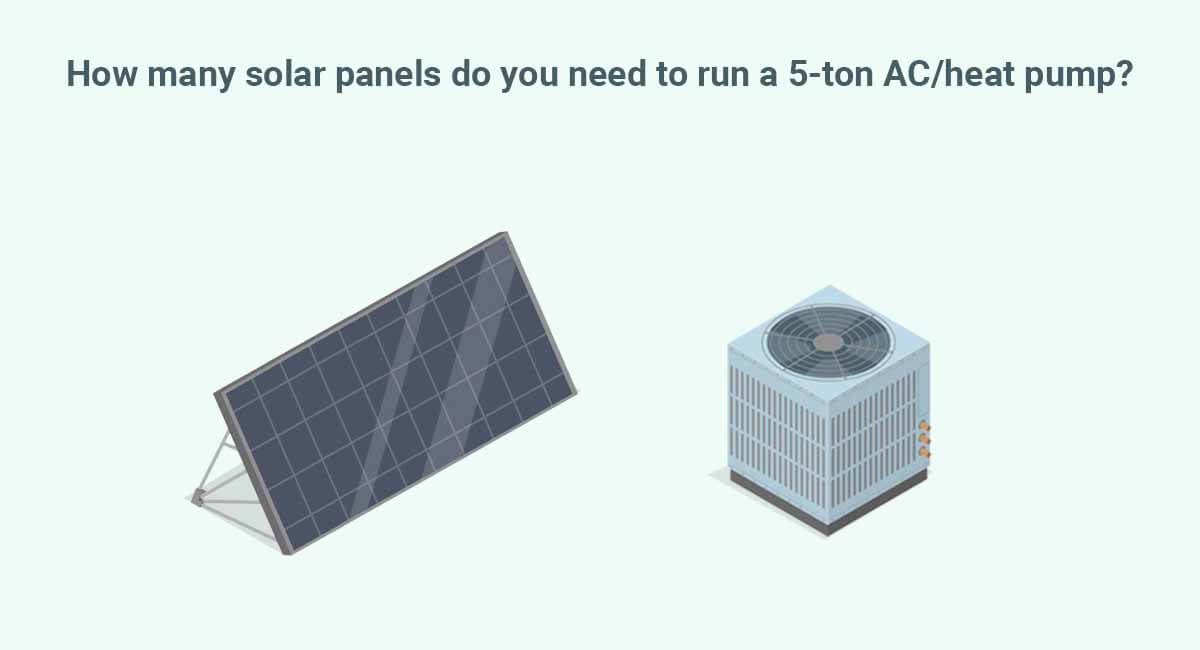 How Many Solar Panels To Run A 5ton AC/heat Pump? RenewableWise