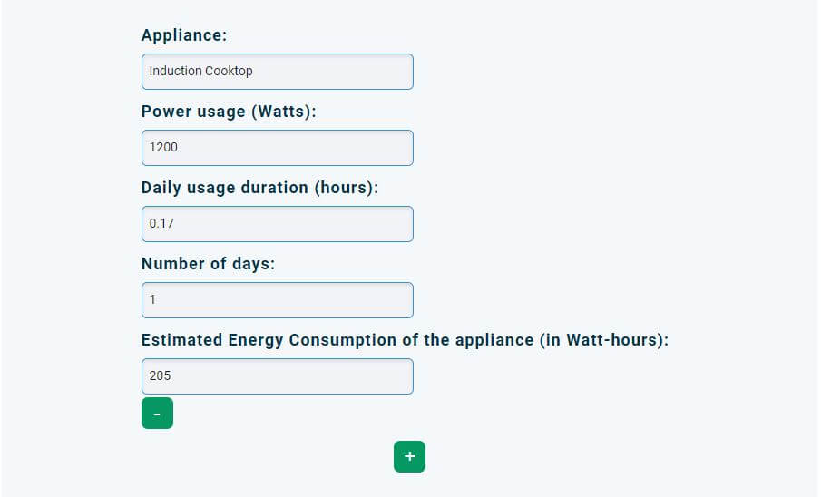 Energy Consumption Calculator