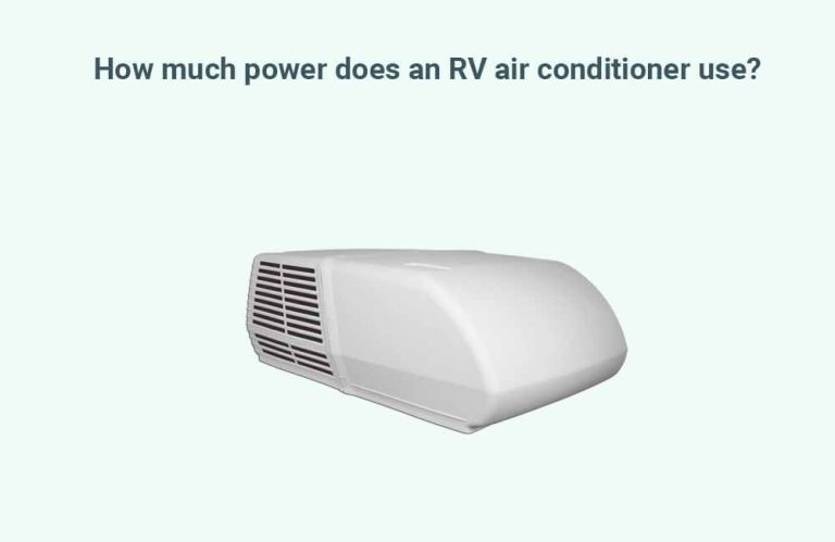 How much power does an RV AC use?