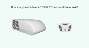 How many Watts does a 13500 BTU air conditioner use