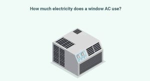 How much electricity does a window AC use?