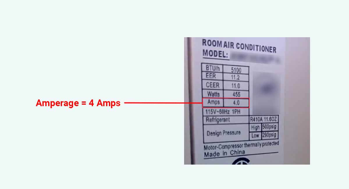 How much electricity does a window AC use