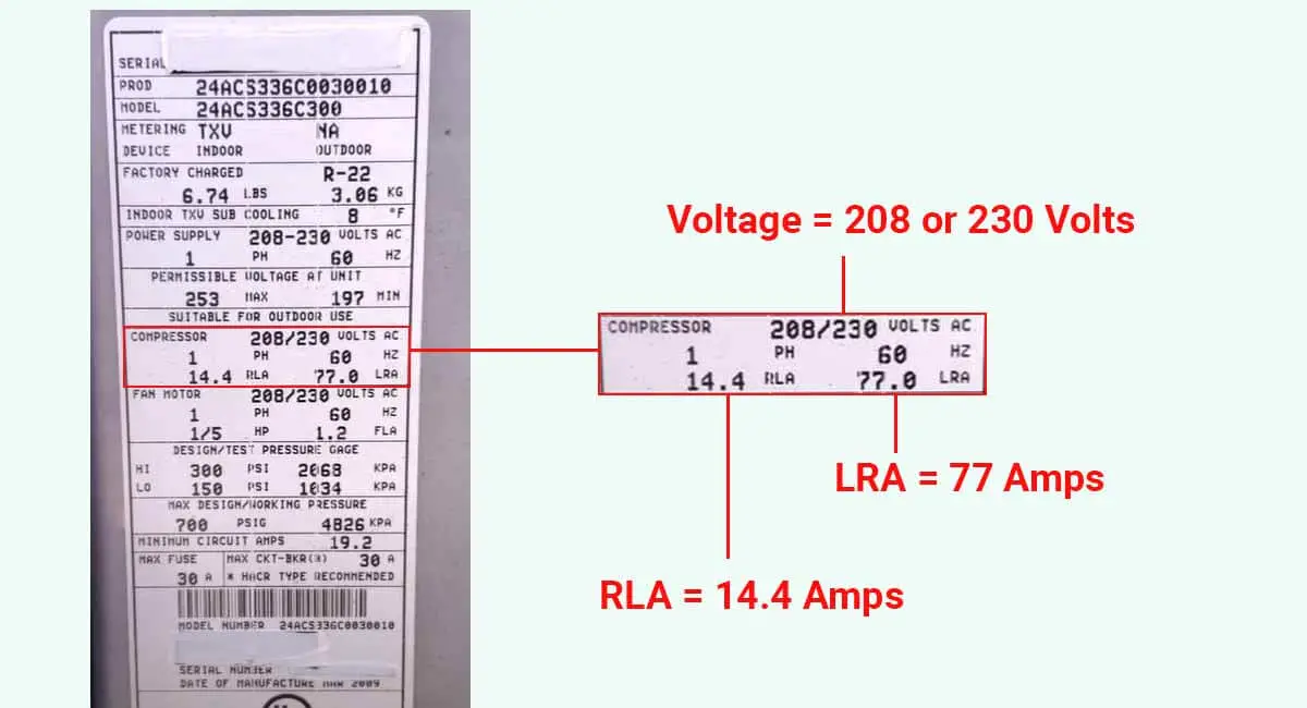 What size generator to run air conditioner