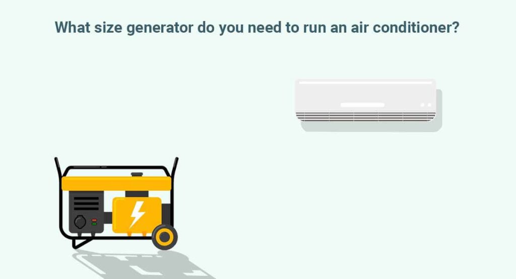 What size generator do you need to run your air conditioner