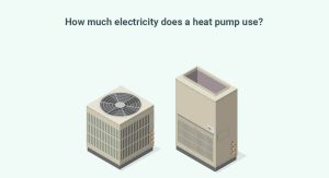 How much electricity does a heat pump use?