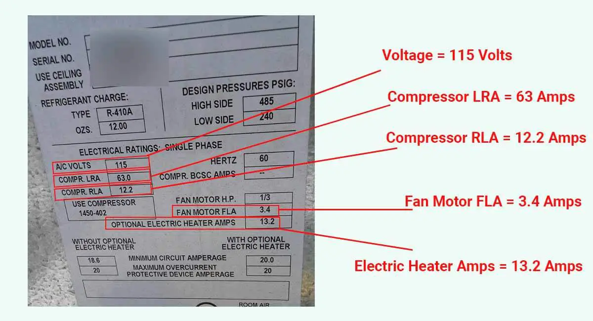 What size generator to run 13500 BTU air conditioner