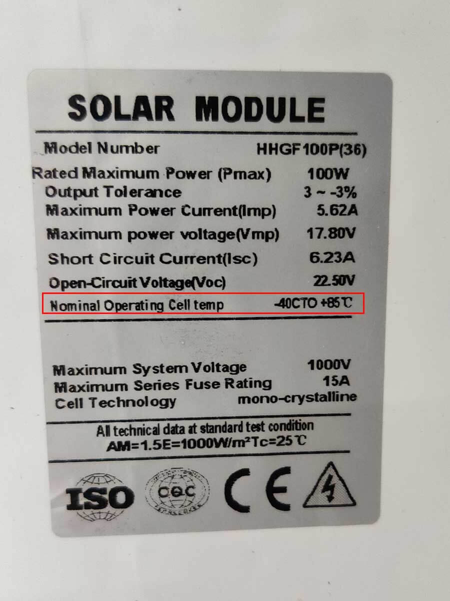 Solar panel ratings explained