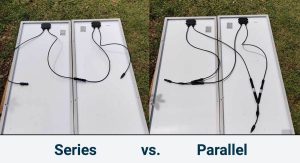 Solar panels series vs parallel