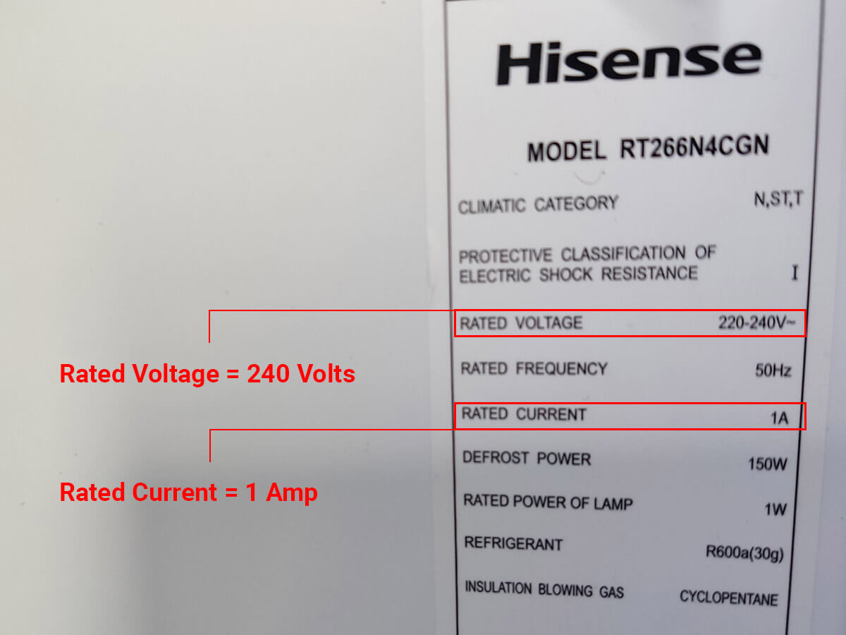 How many watts does a refrigerator use