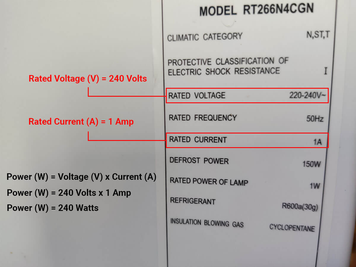 What size inverter do I need to run a fridge